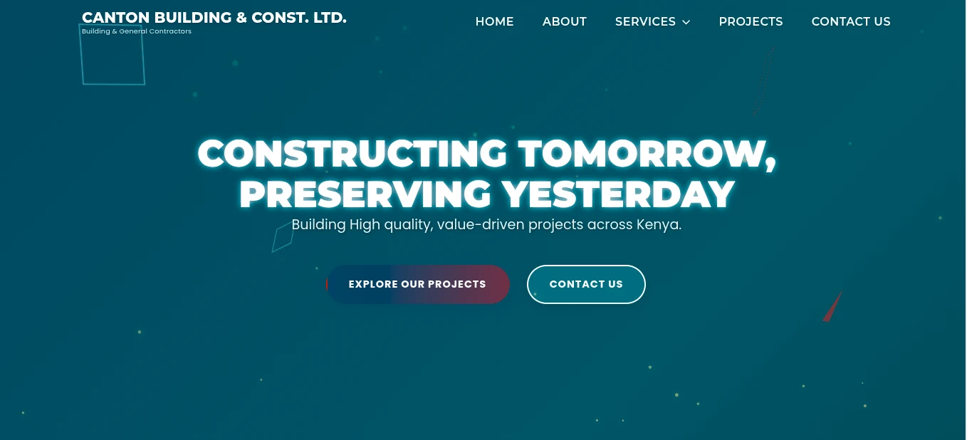 Canton Building & Construction Website